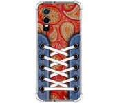 Funda Silicona Antigolpes para Vivo Y76 5G diseño Zapatillas 10 Dibujos