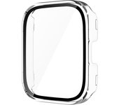 PC+Glass for Amazfit Bip 5 Unity Case Smart Watch Screen Protector All Around Cover Protective Bumpers for Amazfit Bip 5 Unity