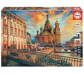 Puzzle 1500 piezas San Petersburgo - Rusia Educa Borras
