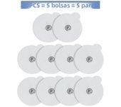 Electrode Pads Non-woven Fabric Self Adhesive Electrode Patches Reusable for TENS Unit EMS Muscle Stimulator Replacement Sticker