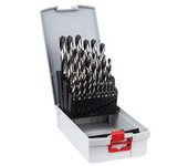 Set BOSCH de 25 Brocas Helicoidales HSS PointTeQ ProBox Medida de 1-13mm (2608577352)