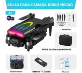 KBDFA New F199 RC Drone 4K Professinal With Wide Angle Triple HD Camera Foldable RC Helicopter WIFI FPV Height Hold Aircraft