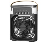 Aire Acondicionado Portátil Escritorio Personal 5 Orificios Spray Air Cooing Recargable Silencioso Ventilador De Mesa para El Hogar Oficina Dormitorio-C