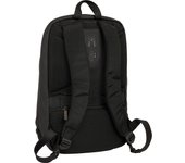 SAFTA  MOCHILA SISTEMA REDUCCION DE PESO SAFTA BUSINESS "BLACK" - Mochila Escolar Licencia Oficial - Diseño Ergonómico - Amplio Espacio de Almacenamiento - Bolsillos Multifuncionales