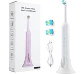 Cepillo de dientes eléctrico con vibración giratoria, limpieza dental Sónica, blanqueamiento, cerdas cruzadas de alta frecuencia, cuidado bucal