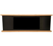 Sinado Mobile Arosio 180 Negro Mueble Chimenea With Puertas Refinado Elegante Mueble Chimenea De Madera Acabado En Madera Lacada y Roble Para Todos Los Interiores También Comerciales