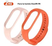 2Pcs Watchband For Mi Band 7 6 5 4 3 Bracelet Xiaomi Mi Band Strap Silicone Sport Replacement Wristband Smartwatch Accessories
