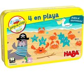 HABA JUEGO HABA 4 EN PLAYA JUEGO DE MESA 24x16x3 Cms.