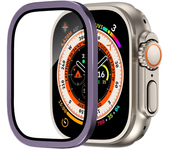 Tempered Glass For Apple Watch Ultra 2 49mm Screen Protector Metal Frame Anti-Scratch Case for IWatch Ultra 49mm Protective Film