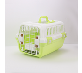 Transportin Para Mascotas，55x36.5x35cm，Caja de Transporte, Plástico, Puerta de Plastico, Rejillas de Ventilación - Viajes Cómodos y Seguros