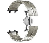 For Amazfit T-REX 3 Smart Watch Strap Metal Stainless Steel Adjustable Band Bracelet Luxurious Belt For Huami Amazfit t rex 3