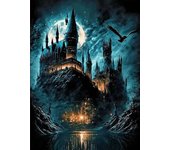 5d Diy Diamond Art Painting Kits Harry Potter Hogwarts Castle Moon Embroidery Jewelry Home Decor Cross Stitch Cartoon Kids Gift