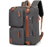 Forma de bolso para computadora 3 en 1, forma de mochila para computadora portátil de 17.3/15.6 pulgadas, forma de bolsa de trabajo, maletín de trabajo, bolsa para computadora portátil, negro