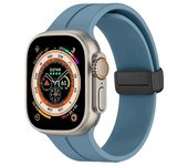 Silicone Strap For Apple watch series 7 8 9 SE 6 5 4 3 2 44mm 38mm 40mm 45mm 41mm 42mm 44 mm correa Apple watch ultra band 49mm
