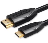 Cable hdmi vention vaa-d02-b150/ hdmi macho - mini hdmi macho/ 1.5m/ negro
