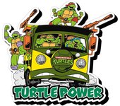 Tmnt: van funky chunky magnet