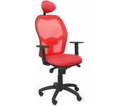 Silla de Oficina con Cabecero Jorquera Piqueras y Crespo ALI350C Rojo