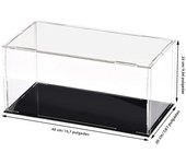 Clear Acrylic Display Case Dustproof Toy Car Trucks Vans Model Box Collection Storage Countertop Show Box