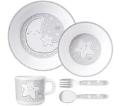 Saro Vajilla Infantil 5 Piezas Little Stars