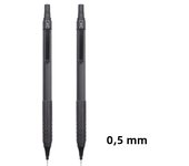 2PCs 0.5, 0.7 Mm Mechanical Automatic Pencil Plastic Metal Automatic Pencil, Golden Silvery Pink Multiple Colors Available