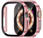 Waterproof Case for Apple Watch Ultra Screen Protector Case 49mm Straight Edge Cover iWatch series 8 SE 7 4 45mm 41mm 44mm 40mm