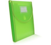 Carpeta Clasificadora VERTICAL - Especial Mochila - 10 Divisiones, 80 Adhesivos, Cierre V-Lock, Laterales Reforzados en Tela - Resistencia y Calidad para durar todo el curso  by Office Box.