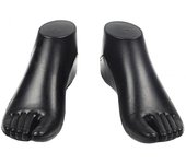 Plastic Adult Female Mannequin Foot Thong Style Shoes Model Display Tool Foot Model for Showing Single Shoes Sandal