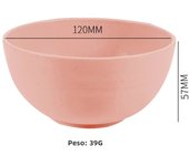 6 Inch Solid Color Plastic Bowl Salad Bowl Wheat Fiber Bowl Children Household Large Bowl Kitchen Supplies