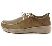 Baerchi mod. 1081 zapato casual para hombre en piel natural, cordones