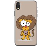 Tumundosmartphone Funda Gel Tpu para Iphone XR Diseño Leon Dibujos