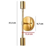 2 Heads Wall Lamps Modern Decor Wall Light Fixtures For Corridor Living Room Indoor Background decoration bedside Sconces lamp