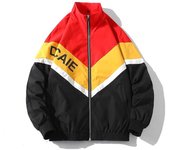 2025 Men's Jackets Streetwear Autumn New Trend Windbreak Coat Zipper Up Jacket Harajuku Coats Sports Black Blue Bomber Jacket