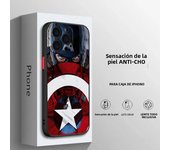 Marvel Captain America For Apple iPhone 15 14 13 12 11 XS XR X 8 7 Pro Max Plus Pro Frosted Translucent Phone Case