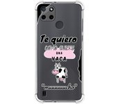 Funda Silicona Antigolpes para Realme C21Y / C25Y diseño Vaca Dibujos