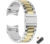 No Gaps Quick Fit Stainless Steel Strap For Samsung Galaxy Watch 6 Classic 43 47mm For Galaxy 6 5 4 44 40mm 5 Pro 45mm Bracelet
