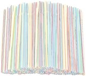 900pcs Plastic Disposable Straws For Parties/bar/beverage Shops/home Straws