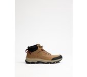 Botas montañeras efecto piel con suela TPR, cordones gruesos y cuello acolchado para comodidad y estilo INSIDE
