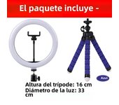 LED Photography RingLight 3 Modes Dimmable Selfie Ring Light With Tripod & Phone Stand For TikTok Video Live Makeup Fill Lamp