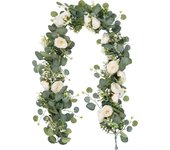 Artificial Vines Fake Eucalyptus Leaves Hanging Plants for Holiday Wall Home Artificial Eucalyptus Garland Hanging Plants