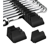 20-Slot Wrench Organizer - Durable Plastic, Box End Design For Easy Storage