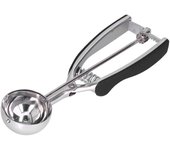 Cuchara para galletas de acero inoxidable multifuncional, manual, portátil, para helado, para el hogar, hotel, J10190P, 59 mm