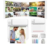 Thermal Portable Bluetooth Printers 57mm Mini Wireless Pos Thermal Image Photo Printers For Android Ios Mobile Phone Flye1984