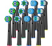 4-12Pack Replacement Toothbrush Heads Compatible with Braun Oral b 7000/Pro 1000/9600/ 5000/3000/8000 Electric Toothbrus