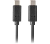 CABLE LANBERG USB C 3.1 GEN 1 MACHO/MACHO 0.5M NEGRO