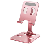 Universal Aluminum Alloy Foldable Desk Phone Holder Mount Stand For iPhone 15 14 Mobile Phone Holder Tablet Desktop Metal Holder