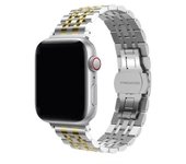 For Apple Watch Band 42mm 46mm 44mm 40mm 41mm 45mm 49mm Metal Bracelet iWatch Series 10 SE Ultra 2 Luxury Stainless Steel Strap
