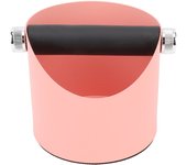 Cubo para recoger escoria de café, pequeño cubo antideslizante para máquina de café, cubo para reciclar escoria en polvo, color rosa