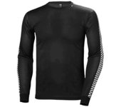 Camiseta de Manga Larga Helly Hansen Hh Lifa Stripe para hombre en color negro