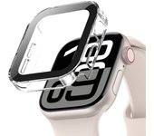 glass+Case for Apple Watch 10 46mm 42mm Accessories Waterproof Straight Edge Screen Protector Cover iWatch series 10 46 mm 42 mm