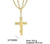 Skyrim Tree of Life Cross Necklace for Men Stainless Steel Gold Color Jewelry Chain Necklaces Religious 2025 Wholesale
